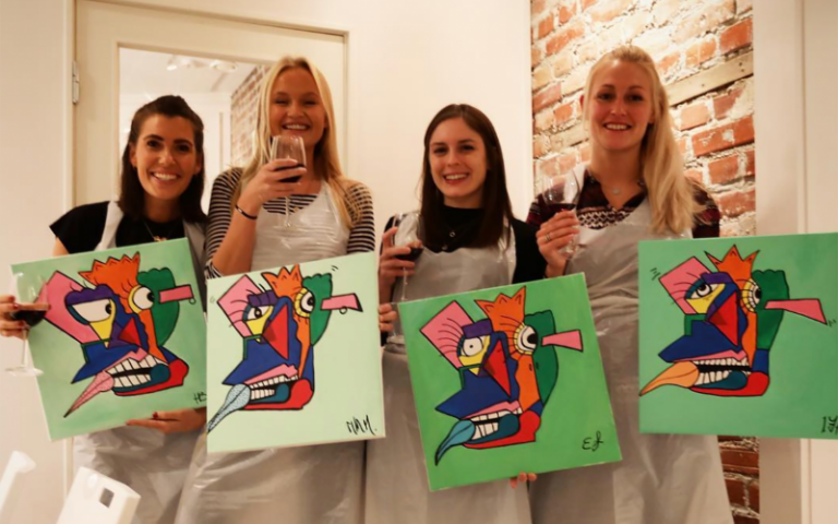 Maling & Moro hos Paint’n Sip